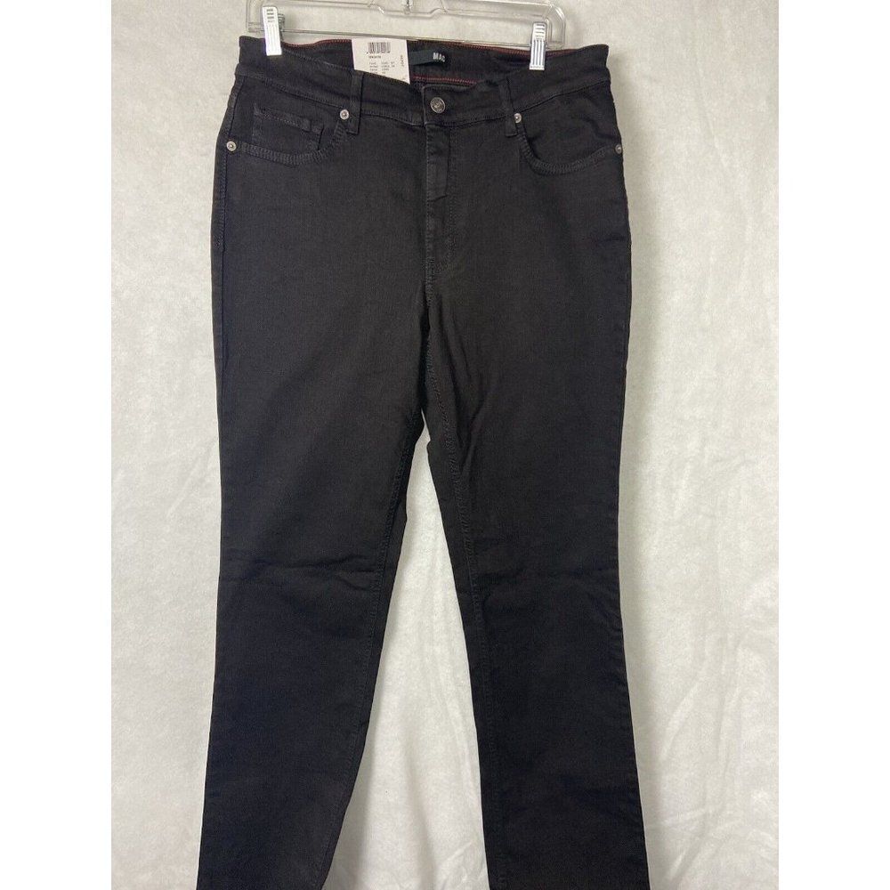 MAC Jeans men's Dark Wash Stretch Denim Straight BLACK Jeans Mens 44/32 New